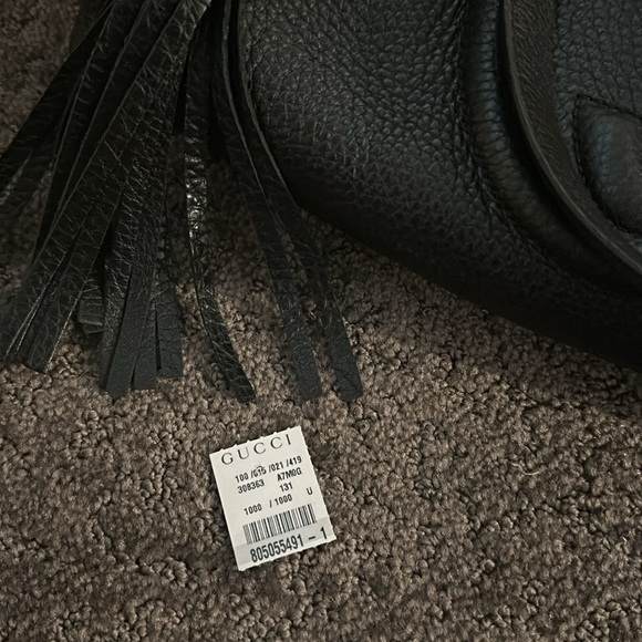 AUTHENTIC GUCCI LEATHER TOTE BAG - Picture 11 of 11